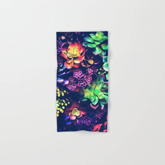 Colorful Plants Hand & Bath Towel