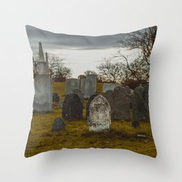Old Burial Hill, Marblehead, MA Throw Pillow