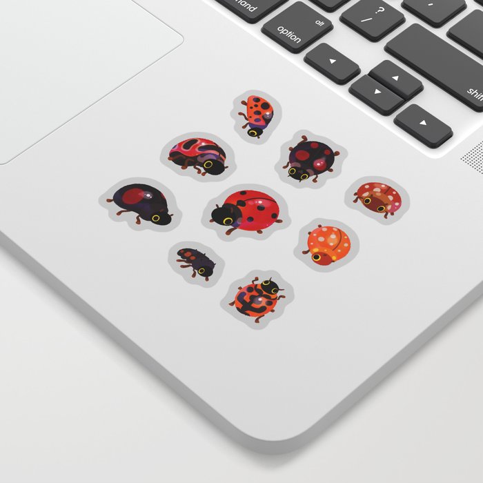 Lady beetles Sticker