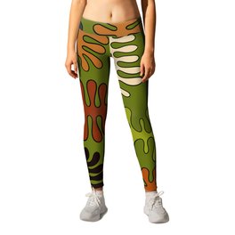 Matisse cutouts colorful seaweed design 4 Leggings