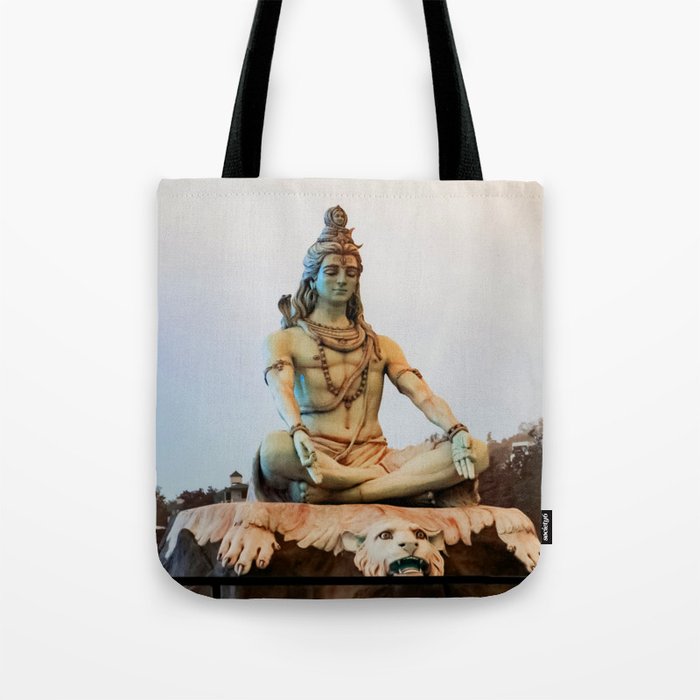 Lord Shiva Meditating Tote Bag