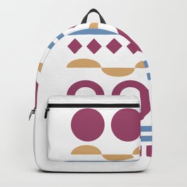 Patterned shape line collection 7 Backpack