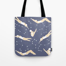 Constellation Swimmers Tote Bag
