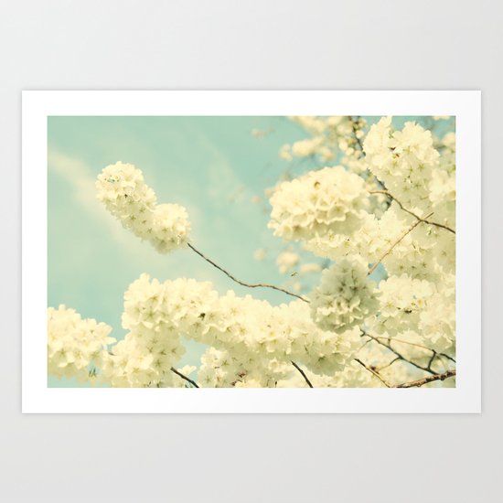 The Blossom and the Bee Art Print