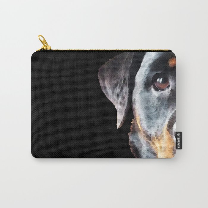 Rottie Love - Rottweiler Art By Sharon Cummings Carry-All Pouch