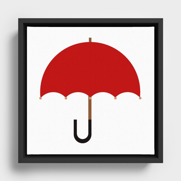 Umbrella Framed Canvas