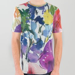 modern floral pattern N.o 8 All Over Graphic Tee