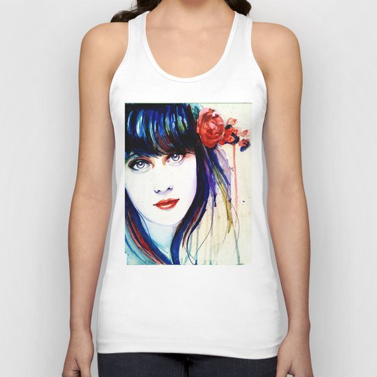 Zooey Watercolor Unisex Tank Top
