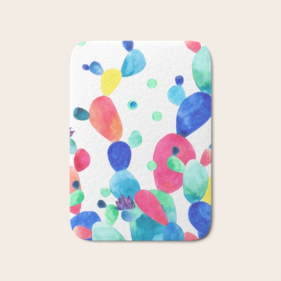 Cacti Confetti Bath Mat