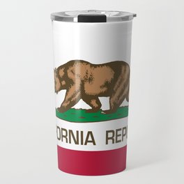 California Republic Flag - Bear Flag Travel Mug