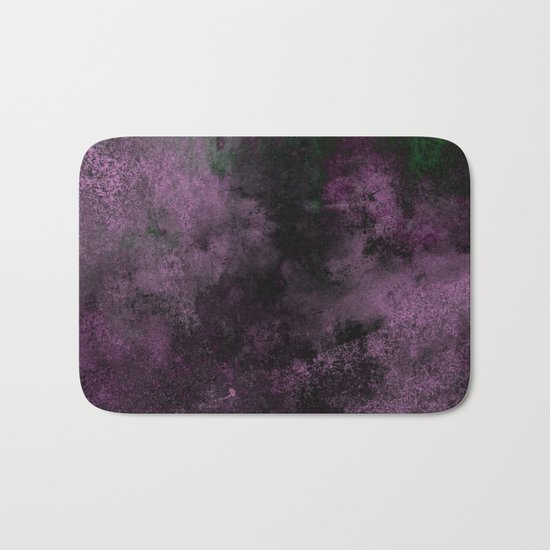 Dusk (Abstract, acrylic painting) Bath Mat