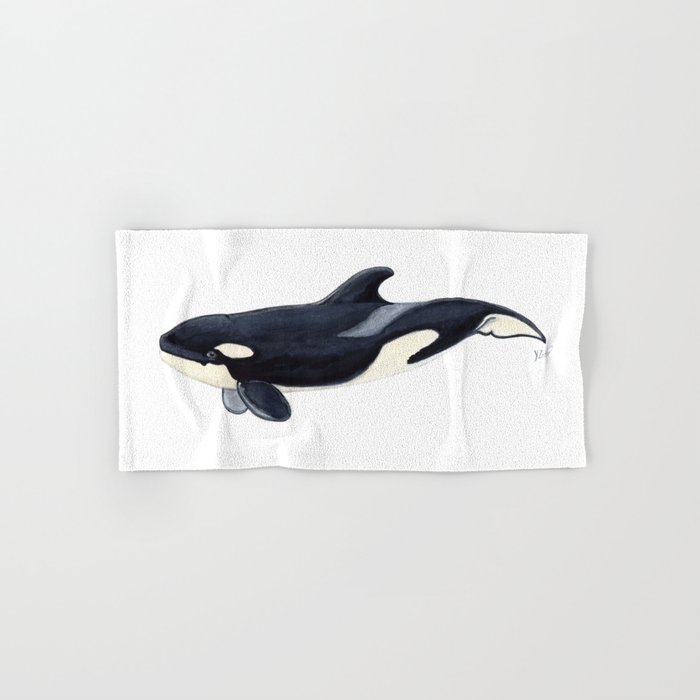 Baby orca Hand & Bath Towel