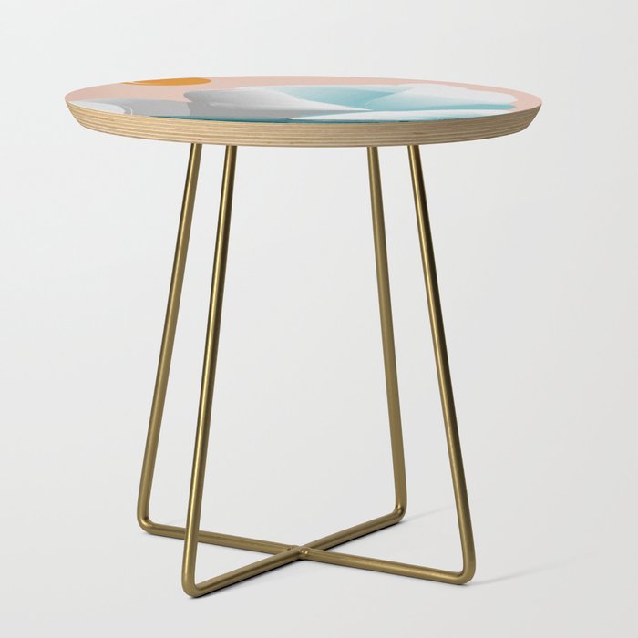 Glacial Sunset Side Table
