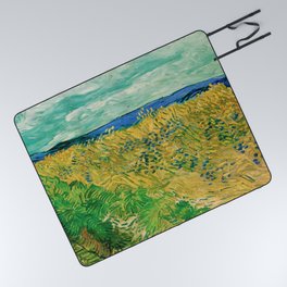 Vincent van Gogh "Wheatfield With Cornflowers" Picnic Blanket