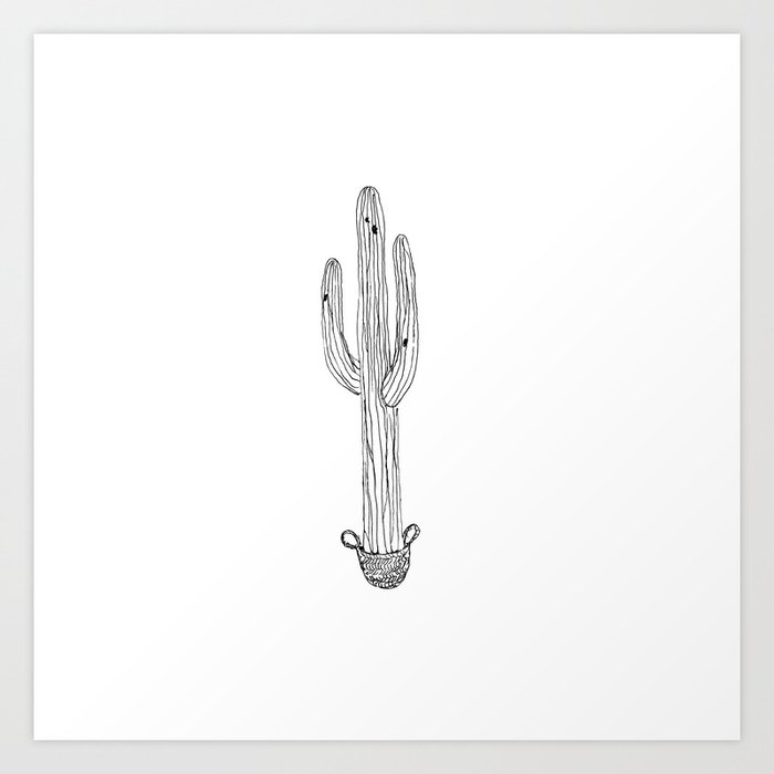 Saguaro Cactus Art Print