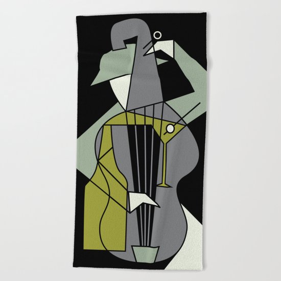 Music&alcohol Beach Towel