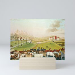 The Cornell Farm by Edward Hicks Mini Art Print