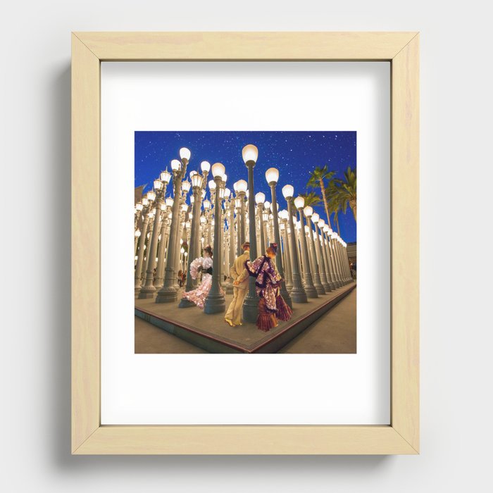 LOS ANGELES Recessed Framed Print
