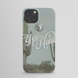 Yee Haw Disco Cactus iPhone Case