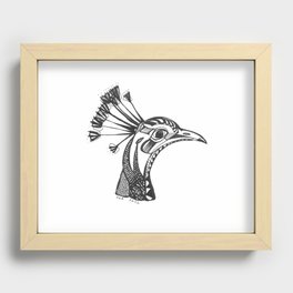 Peacock Recessed Framed Print