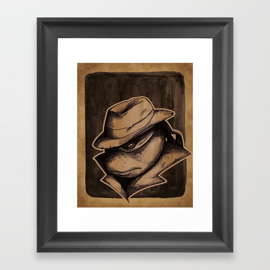 Anger Clouds The Mind Framed Art Print