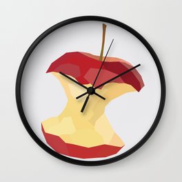 Geo Apple Core Wall Clock