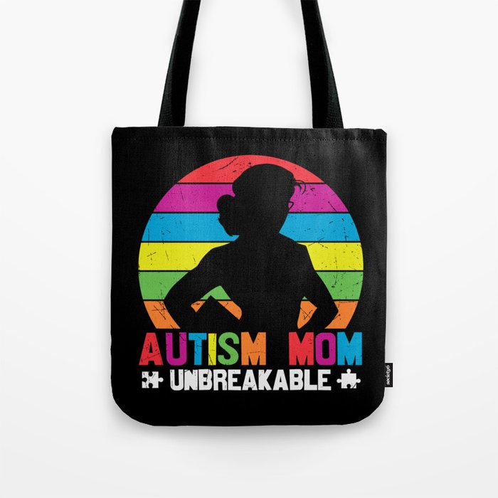Autism Mom Unbreakable Tote Bag