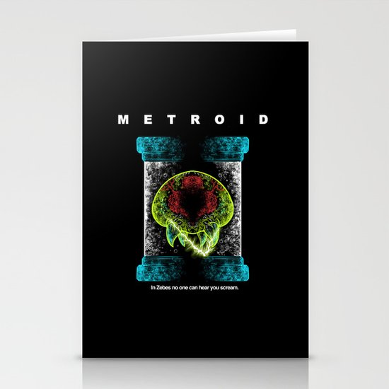 Metroid Stationery Cards