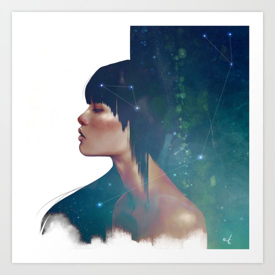 The Protector Constellation Art Print