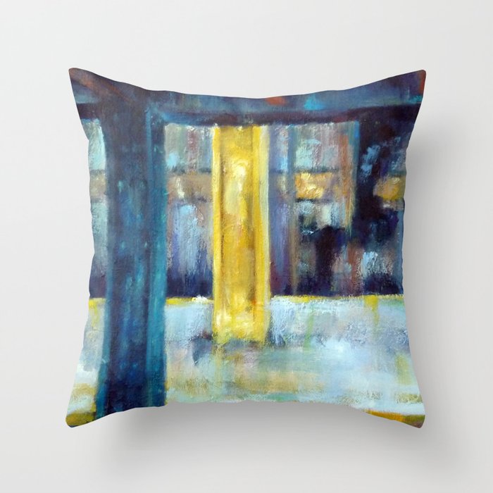 Underneath NYC: 7th Ave on the G line Throw Pillow