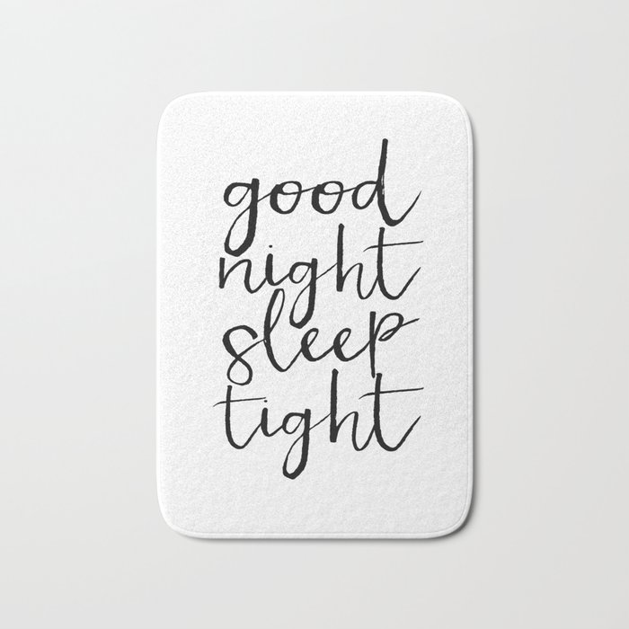 Bedroom Decor Good Night Poster Handwriting Print Bedroom Art