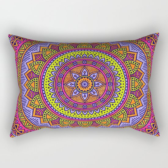 Hippie mandala 56 Rectangular Pillow