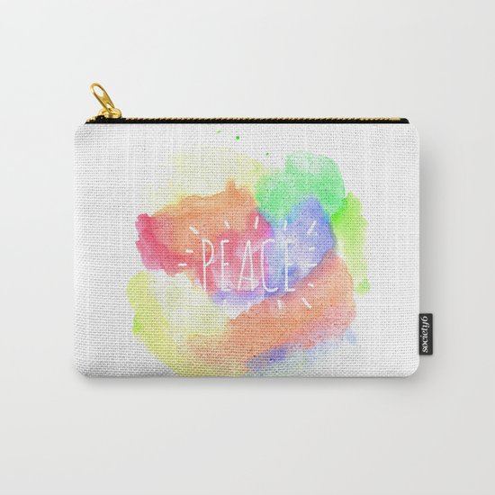 peace watercolour Carry-All Pouch
