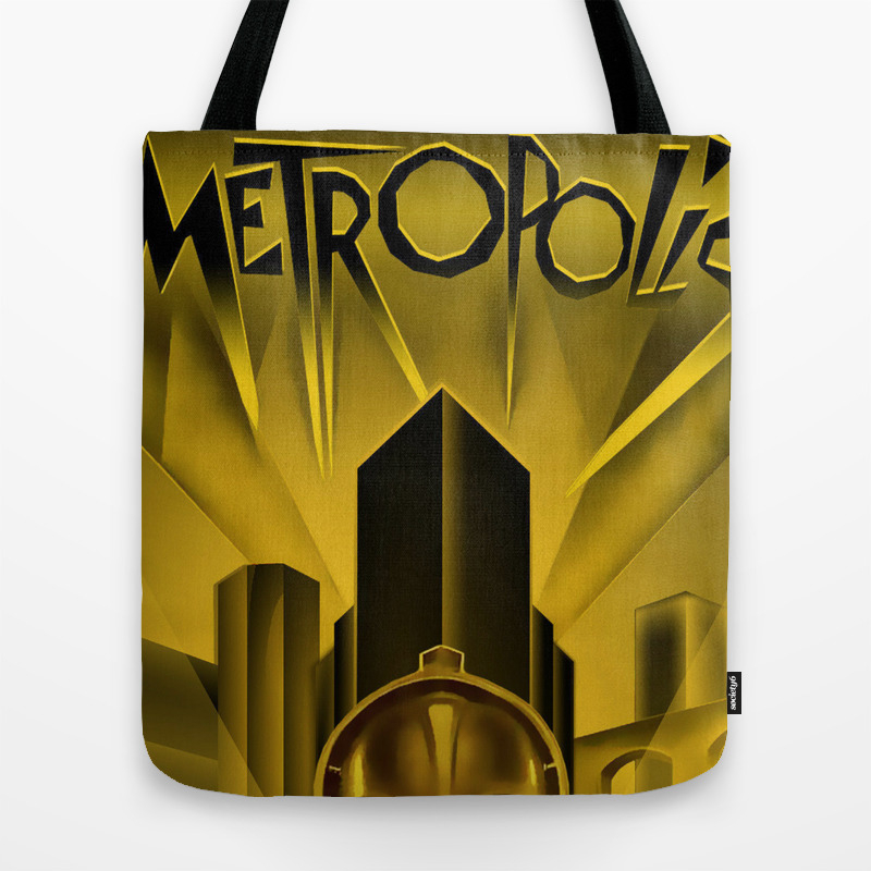 Vintage 1927 Metropolis Movie Lithograph Advertisement Poster