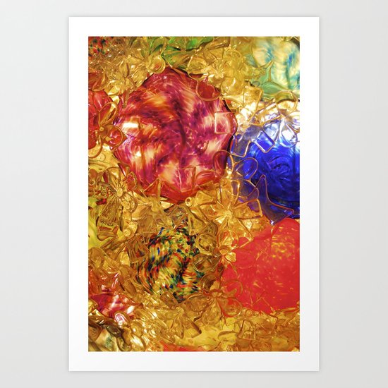 Blown Glass Art Print