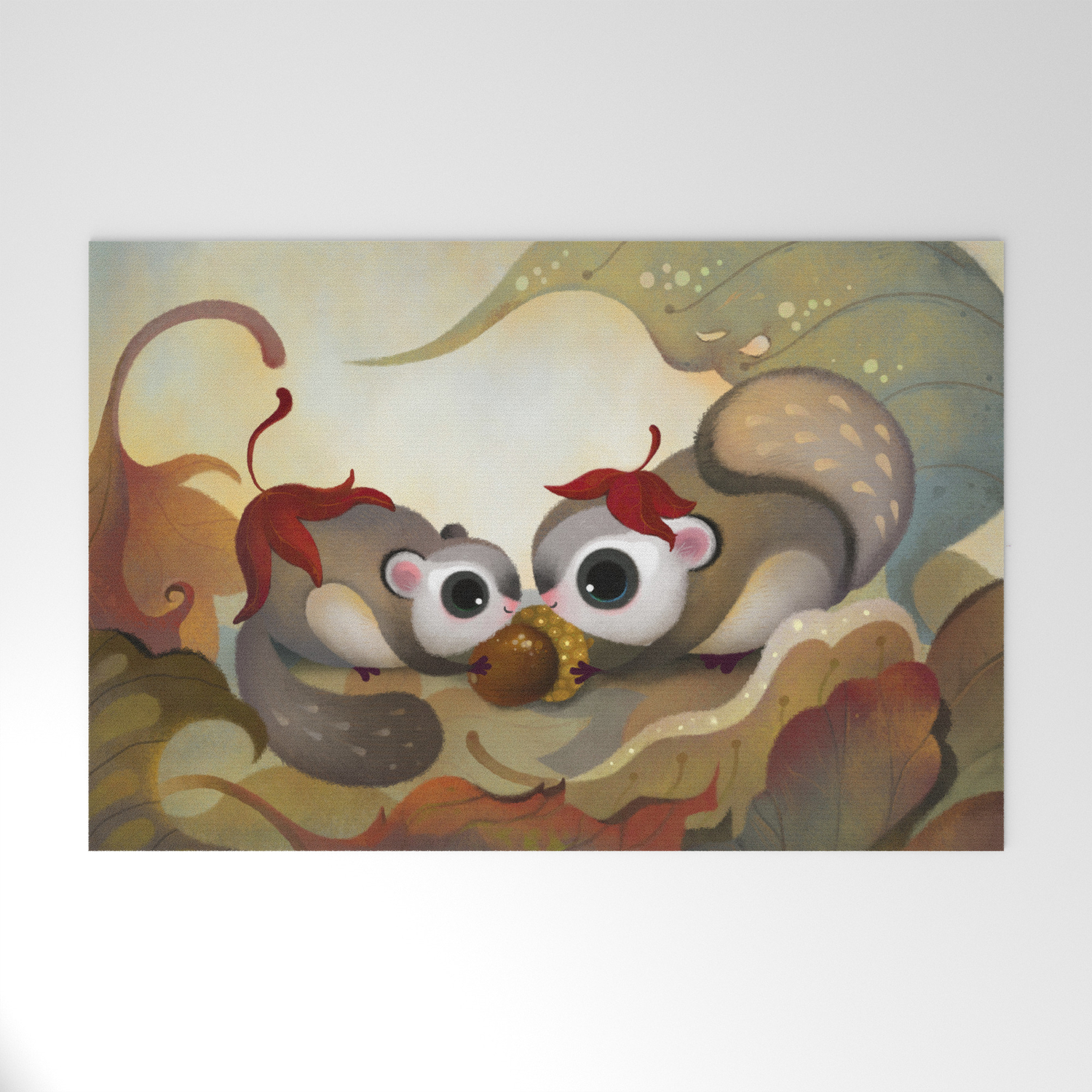 For The Coming Winter Welcome Mat By Pikaole Society6