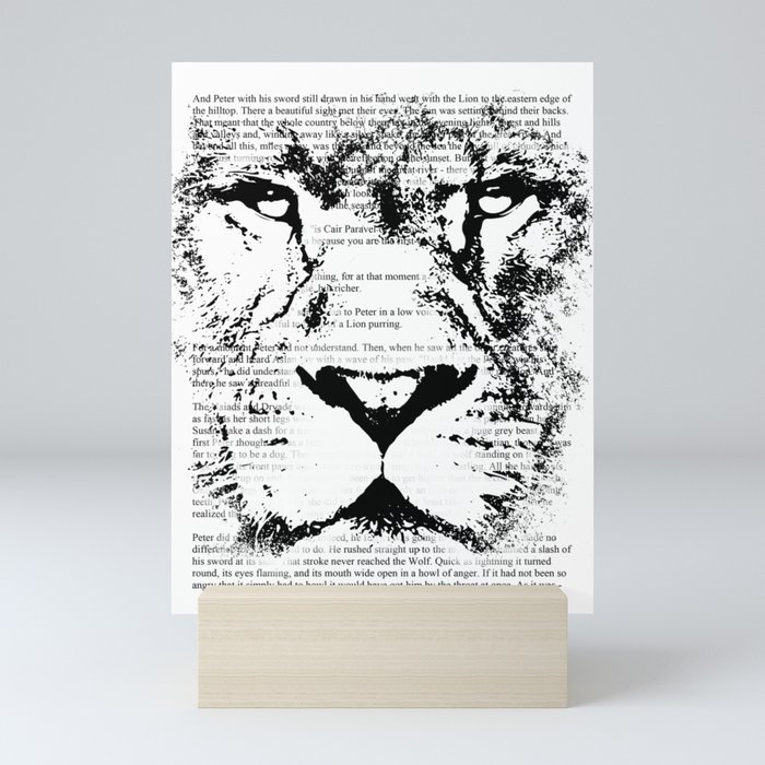 Aslan Mini Art Print