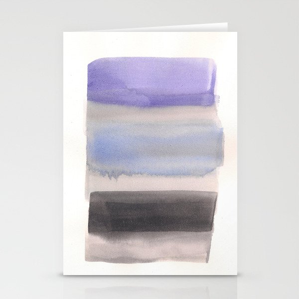 Smokey Eyes Abstract Watercolor Stationery Cards