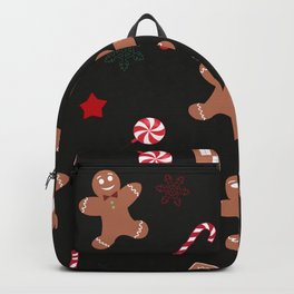 Gingerbread pattern with cookies Backpack