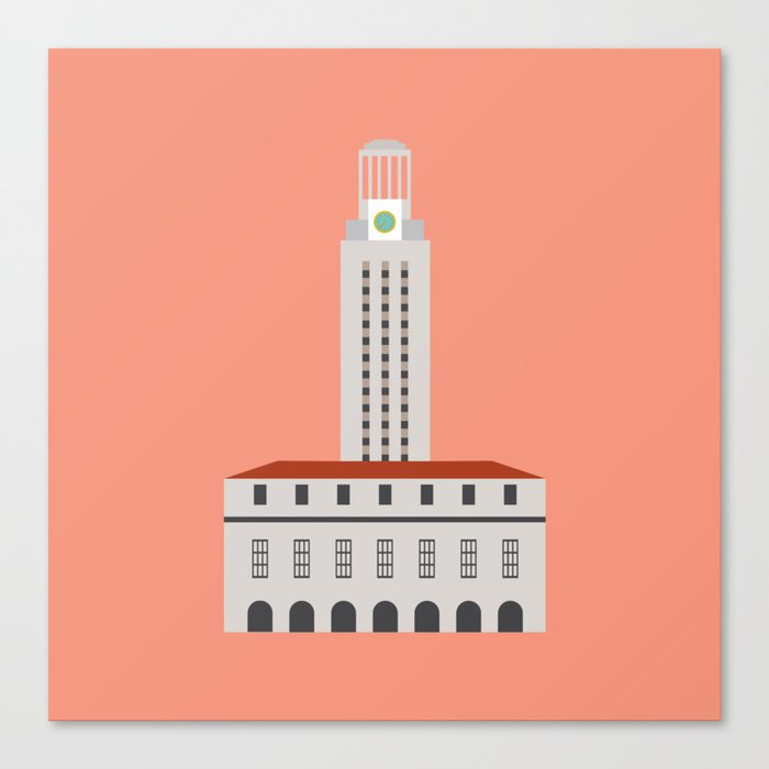 UT Clock Tower - Austin, Texas Canvas Print