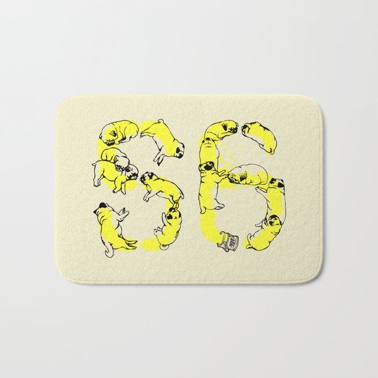 Pugs Prank Bath Mat