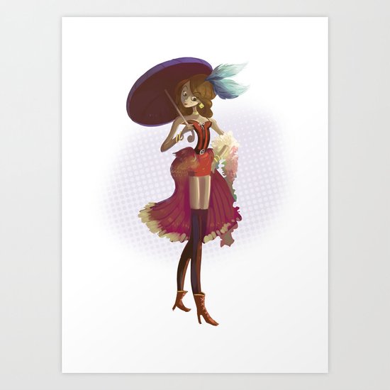 Pin up Art Print