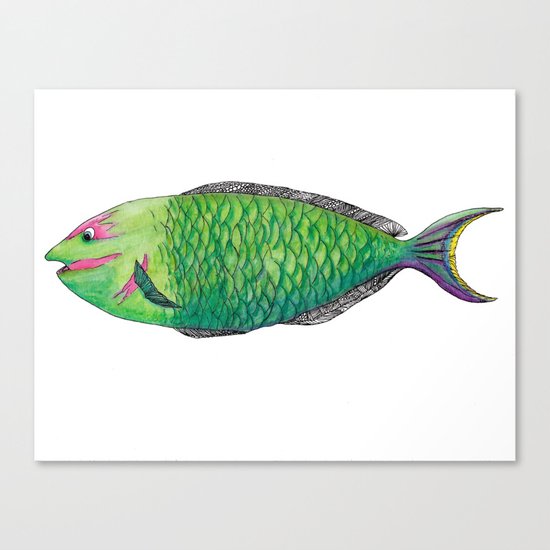 One Fish Canvas Print