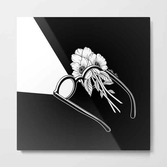 One Headlight Metal Print