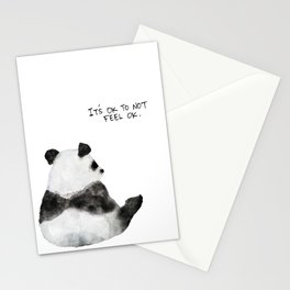 It's ok to not feel ok. Stationery Card