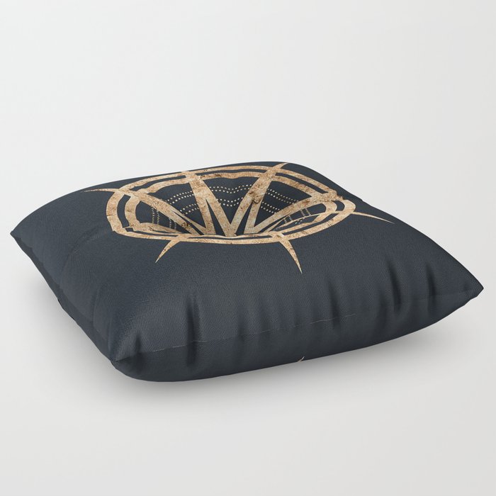 Gold Sacred Geometry Glyph3996709.jpg Floor Pillow
