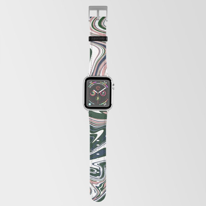Bold step liquid marble design Apple Watch Band