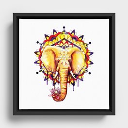 Elephant Framed Canvas