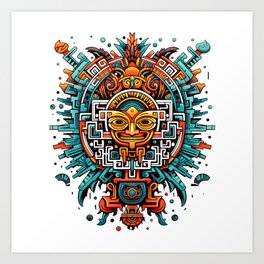 South American Indian Design Art Print