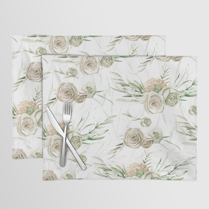 Lelia's Wedding flowers Placemat